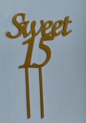 Zápich zlatý - Sweet 15