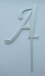 Zápich - písmeno "A" (stříbrný)