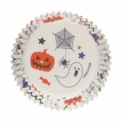 Košíčky na muffiny - HALLOWEEN - BÍLÉ / Fun Cakes