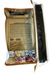 Potahovací a modelovací hmota - RAINBOW PASTE BLACK 1 kg - ČERNÁ