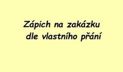 Zápich - zakázková výroba