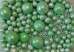 Cukrové kuličky - Zelené MIX / 3 velikosti